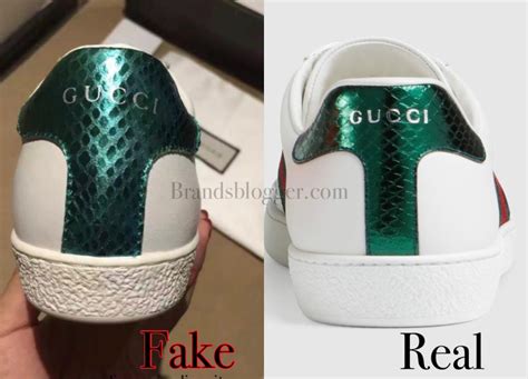 fake vs real gucci ace sneakers